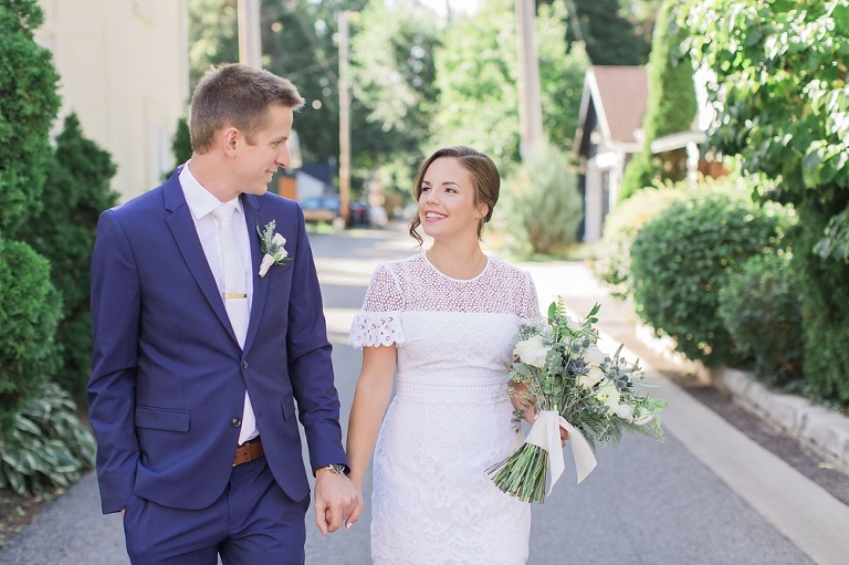 Intimate Fraser Cafe Ottawa wedding at Table 40