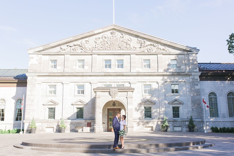 Intimate Fraser Cafe Ottawa wedding at Table 40