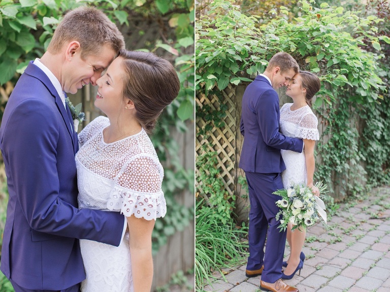 Intimate Fraser Cafe Ottawa wedding at Table 40