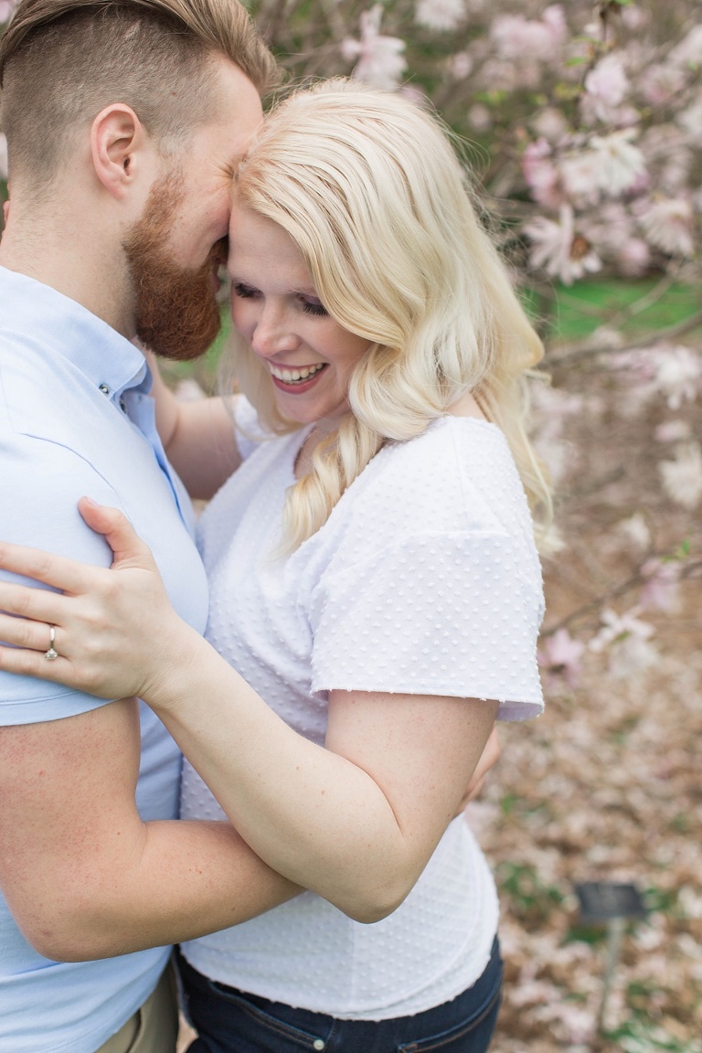 Fun spring engagement session photos at Ottawa Experimental Farm