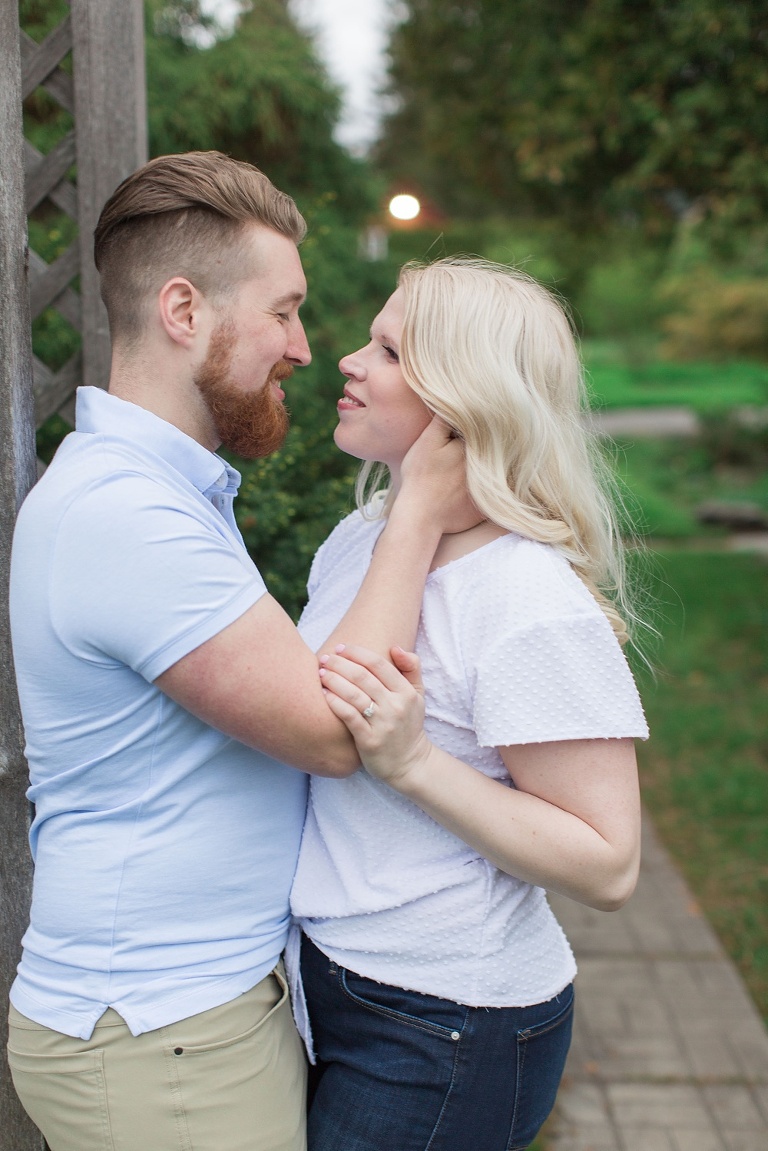 Fun spring engagement session photos at Ottawa Experimental Farm