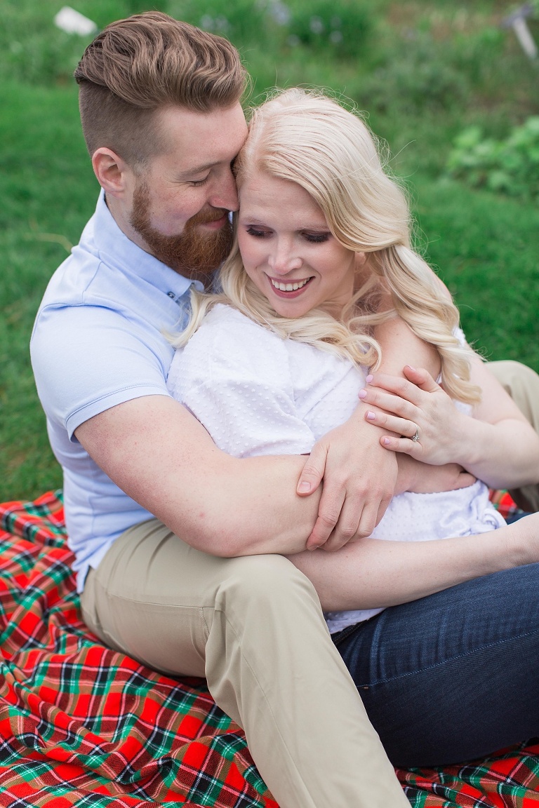 Fun spring engagement session photos at Ottawa Experimental Farm