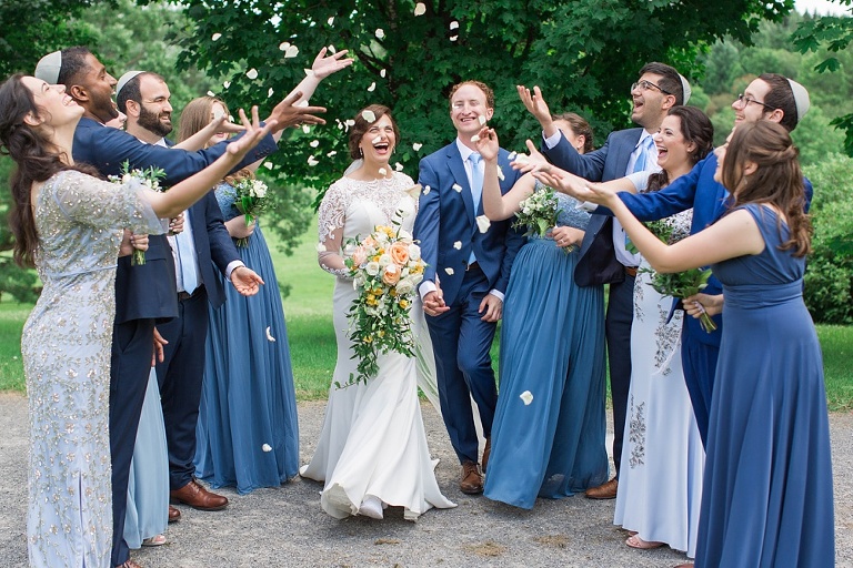 Billings Estate Ottawa Wedding - Bride and Groom having First Look photos at Ottawa Arboretum