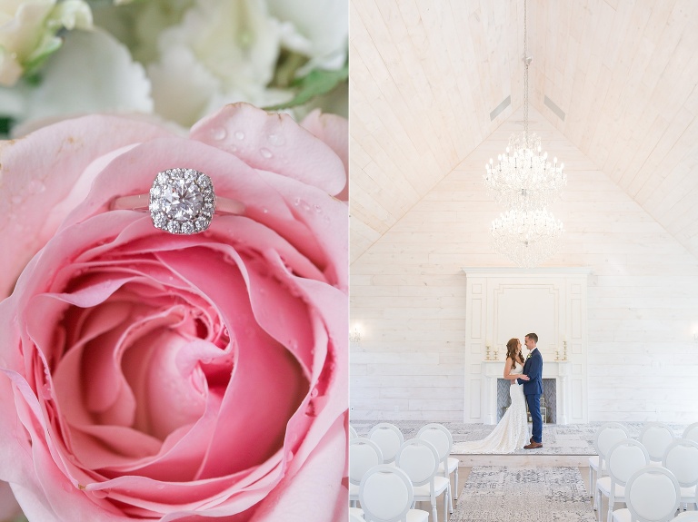 Ottawa Summer wedding at Stonefields Estate - first look in the Chapel