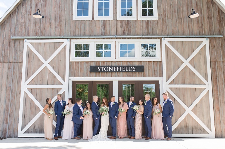 Ottawa Summer wedding at Stonefields Estate - wedding party portraits