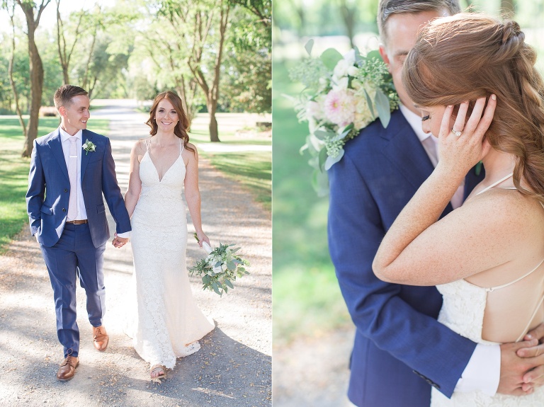 Ottawa Summer wedding at Stonefields Estate - Bride and Groom portraits