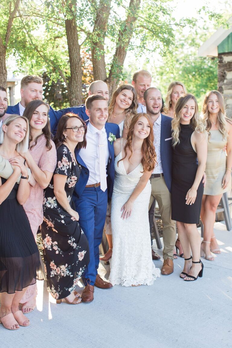 Ottawa Summer wedding at Stonefields Estate - outdoor cocktail reception