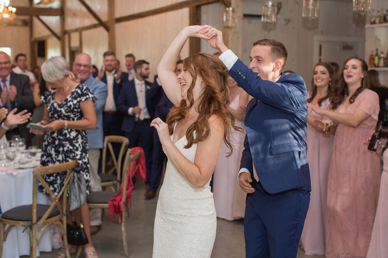 Ottawa Summer wedding at Stonefields Estate - indoor barn reception