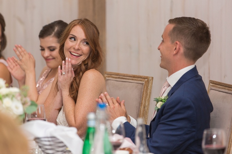 Ottawa Summer wedding at Stonefields Estate - indoor barn reception