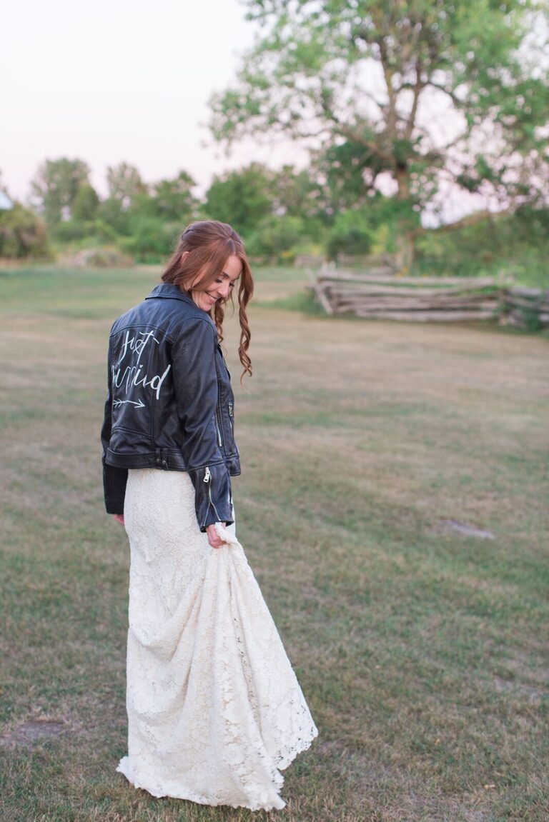 Ottawa Summer wedding at Stonefields Estate - Sunset photos of Bride and Groom