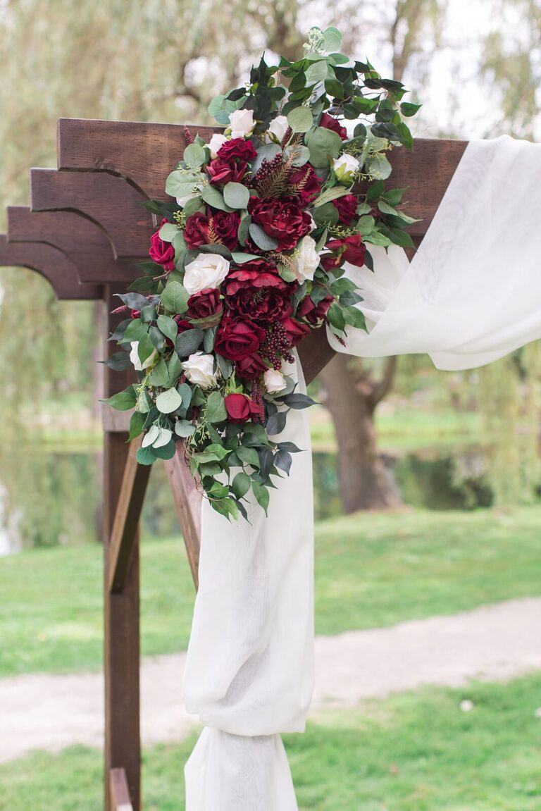 Perth Parkside Inn wedding - outdoor ceremony at Stewart Park