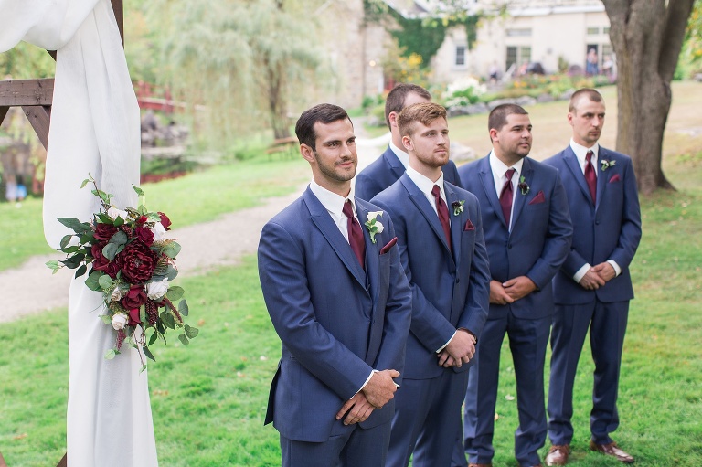 Perth Parkside Inn wedding - outdoor ceremony at Stewart Park