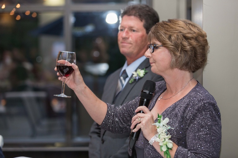 Perth Parkside Inn wedding - reception speeches and toasts