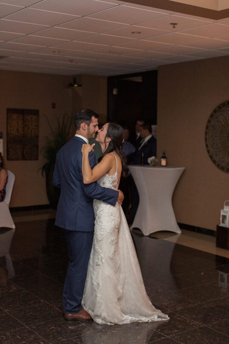 Perth Parkside Inn wedding - Bride and groom first dance