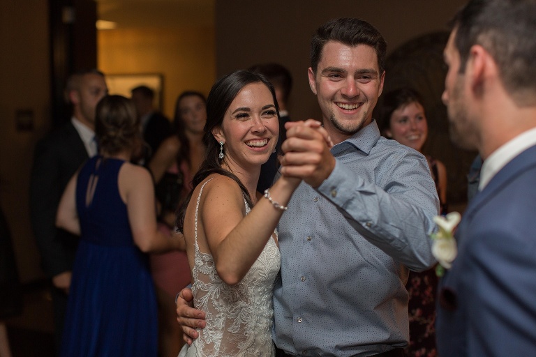 Perth Parkside Inn wedding - dancing at reception