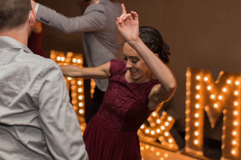 Perth Parkside Inn wedding - dancing at reception