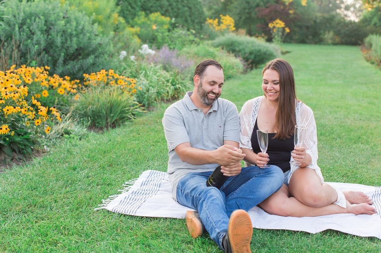 Summer Arboretum Ottawa engagement photo session