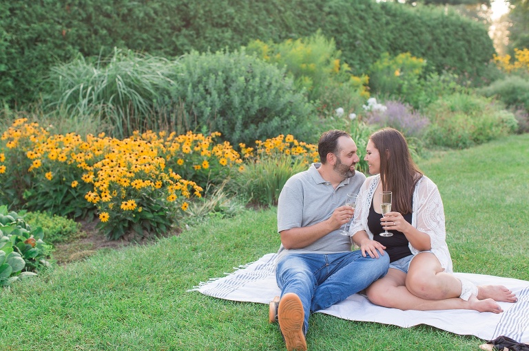 Summer Arboretum Ottawa engagement photo session